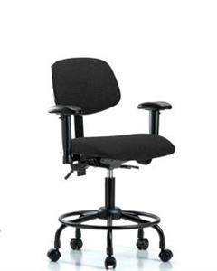 GSS41518 | Fabric Chair Desk Height with Round Tube Base Adju