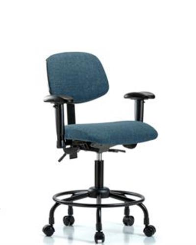 GSS41519 | Fabric Chair Desk Height with Round Tube Base Adju