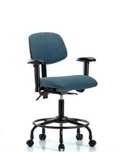 GSS41519 | Fabric Chair Desk Height with Round Tube Base Adju