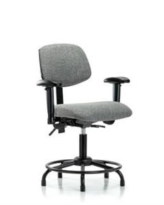 GSS41545 | Fabric Chair Desk Height with Round Tube Base Seat