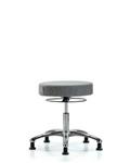 GSS41555 | Fabric Stool without Back Chrome Desk Height with