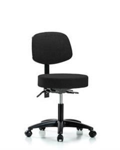 GSS41598 | Fabric Stool with Back Desk Height with Casters in