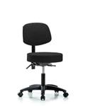 GSS41598 | Fabric Stool with Back Desk Height with Casters in