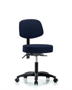 GSS41601 | Fabric Stool with Back Desk Height with Casters in