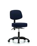 GSS41601 | Fabric Stool with Back Desk Height with Casters in