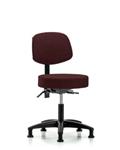 GSS41602 | Fabric Stool with Back Desk Height with Stationary