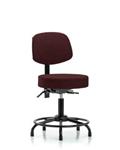 GSS41632 | Fabric Stool with Back Desk Height with Round Tube