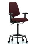 GSS41827 | Fabric Chair High Bench Height with Round Tube Bas