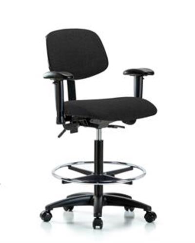 GSS41868 | Fabric Chair High Bench Height with Adjustable Arm