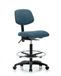 GSS41889 | Fabric Chair High Bench Height with Seat Tilt Chro
