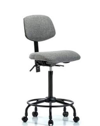 GSS41940 | Fabric Chair High Bench Height with Round Tube Bas