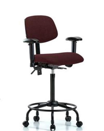 GSS41947 | Fabric Chair High Bench Height with Round Tube Bas