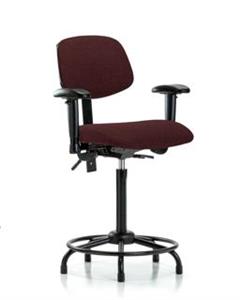 GSS41952 | Fabric Chair High Bench Height with Round Tube Bas
