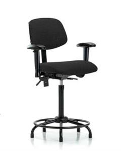 GSS41953 | Fabric Chair High Bench Height with Round Tube Bas