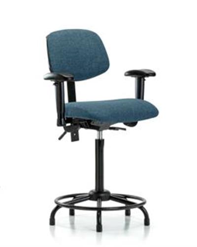 GSS41954 | Fabric Chair High Bench Height with Round Tube Bas
