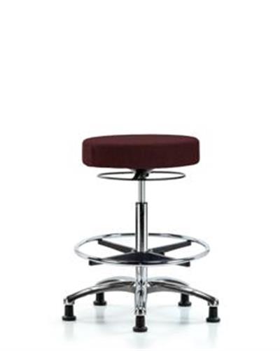 GSS41962 | Fabric Stool without Back Chrome High Bench Height