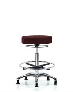 GSS41962 | Fabric Stool without Back Chrome High Bench Height