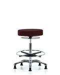 GSS41962 | Fabric Stool without Back Chrome High Bench Height