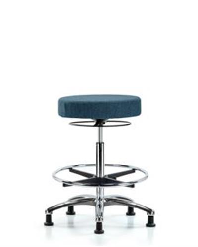 GSS41964 | Fabric Stool without Back Chrome High Bench Height