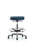 GSS41964 | Fabric Stool without Back Chrome High Bench Height