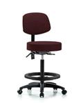 GSS42037 | Fabric Stool with Back High Bench Height with Seat