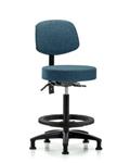 GSS42044 | Fabric Stool with Back High Bench Height with Seat