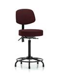 GSS42062 | Fabric Stool with Back High Bench Height with Roun