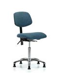 GSS42134 | Fabric Chair Chrome Medium Bench Height with Seat