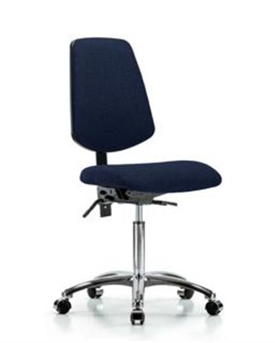 GSS42171 | Fabric Chair Chrome Medium Bench Height with Mediu