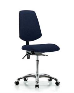 GSS42171 | Fabric Chair Chrome Medium Bench Height with Mediu