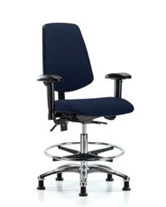 GSS42226 | Fabric Chair Chrome Medium Bench Height with Mediu