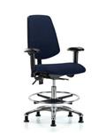 GSS42226 | Fabric Chair Chrome Medium Bench Height with Mediu