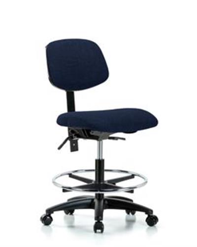 GSS42411 | Fabric Chair Medium Bench Height with Chrome Foot