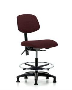 GSS42412 | Fabric Chair Medium Bench Height with Chrome Foot