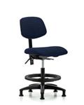 GSS42466 | Fabric Chair Medium Bench Height with Seat Tilt Bl