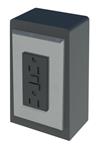 GSE433WS-GFI | Single Electrical Pedestal GFI
