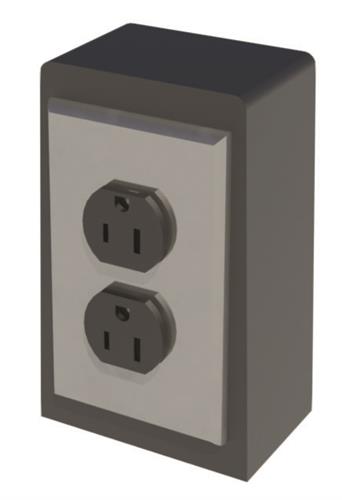 GSE433WS | Single Electrical Pedestal Standard