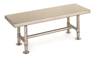 GSGB1672S | Gowning Bench S.S. 72 W