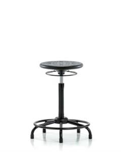 GSS46862 | Huron Polyurethane Stool with Round Tube Base High
