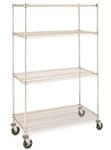 GSMSS1848 | Mob. Wire Shelving S.S. 18 D 48 W