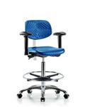 GSS46913 | Class 100 Polyurethane Clean Room Chair High Bench