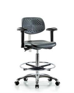 GSS46920 | Class 100 Polyurethane Clean Room Chair High Bench