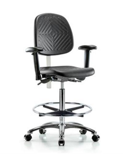 GSS46928 | Class 100 Polyurethane Clean Room Chair High Bench