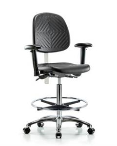 GSS46928 | Class 100 Polyurethane Clean Room Chair High Bench