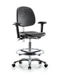 GSS46928 | Class 100 Polyurethane Clean Room Chair High Bench