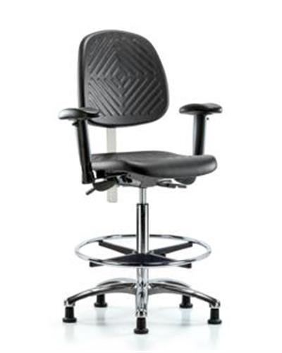 GSS46930 | Class 100 Polyurethane Clean Room Chair High Bench
