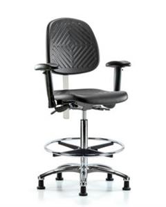 GSS46930 | Class 100 Polyurethane Clean Room Chair High Bench