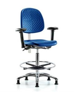 GSS46939 | Class 100 Polyurethane Clean Room Chair High Bench