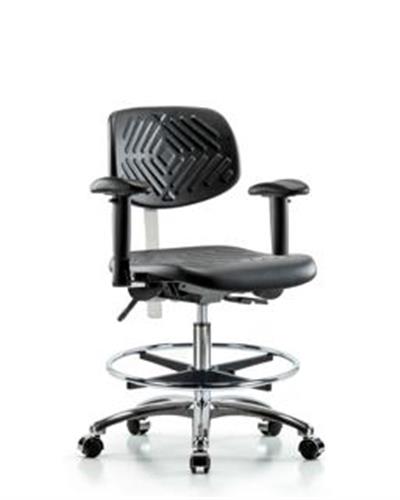 GSS46964 | Class 100 Polyurethane Clean Room Chair Medium Ben