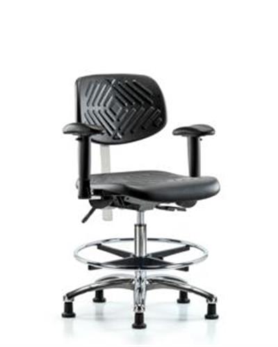 GSS46966 | Class 100 Polyurethane Clean Room Chair Medium Ben